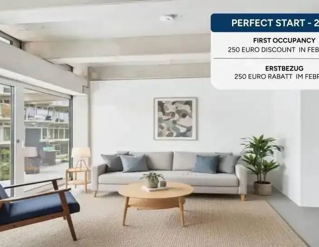 Mietrabatt - Erstbezug: 2-Zimmer Wohnung mit EBK & Balkon, 5 Min. zur U5 - Photo 1