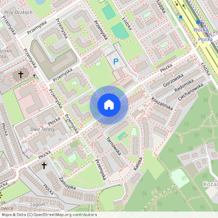 ul. Płocka, Ujeścisko-Łostowice, Gdańsk, pomorskie