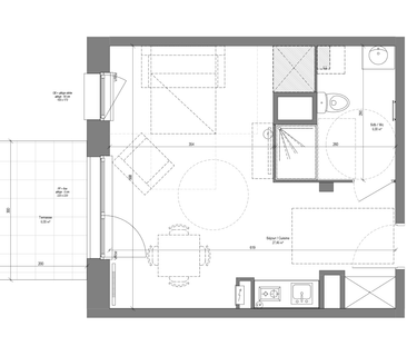 Location Appartement 1 pièce 33m² CROIX 59170 - Photo 2