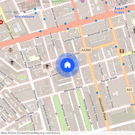Upper Montagu Street, Marylebone, London, W1H