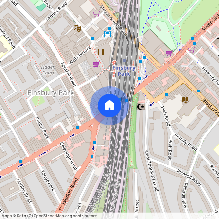 Seven Sisters Road, Holloway, London, N4