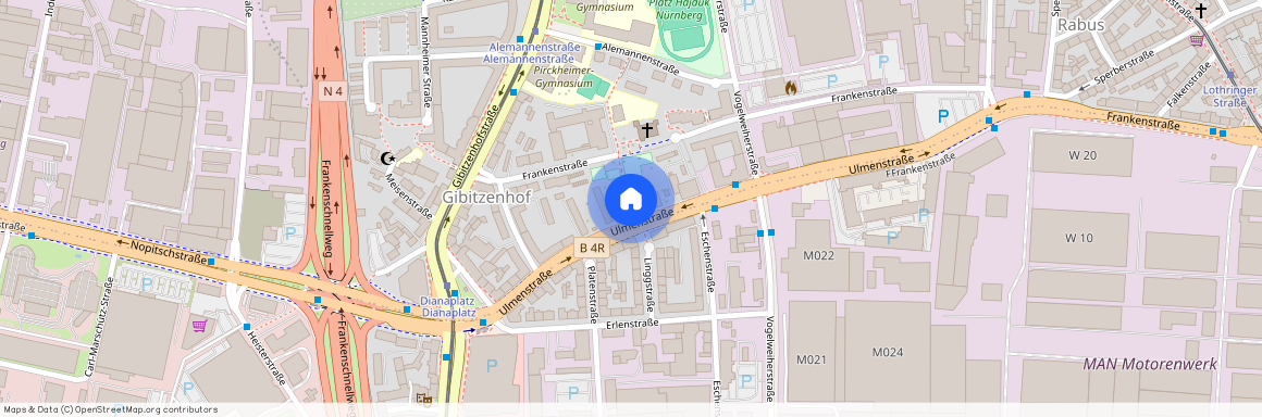 Ulmenstraße 25, 90443 Nürnberg (Mittelfr) - Südstadt