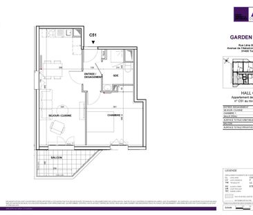 location Appartement T2 DE 46.8m² À TOULOUSE - Photo 6