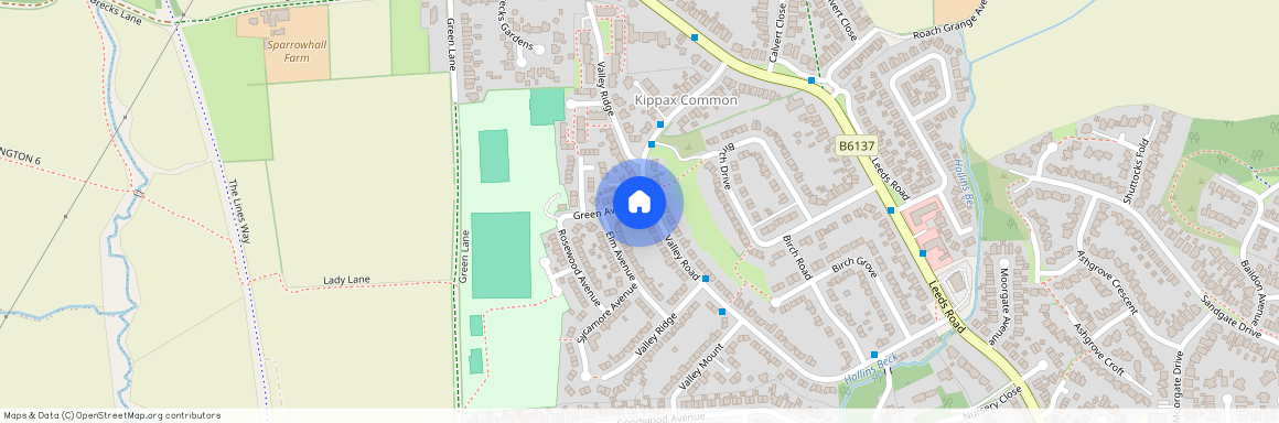 1, Green Avenue, Kippax, Leeds, West Yorkshire, LS25 7DP