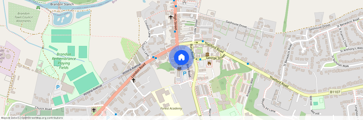 Market Hill, Brandon, Suffolk, IP27