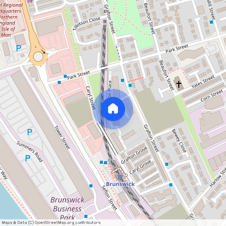 Brunswick Park, Princeton Place, Liverpool, Merseyside, L8