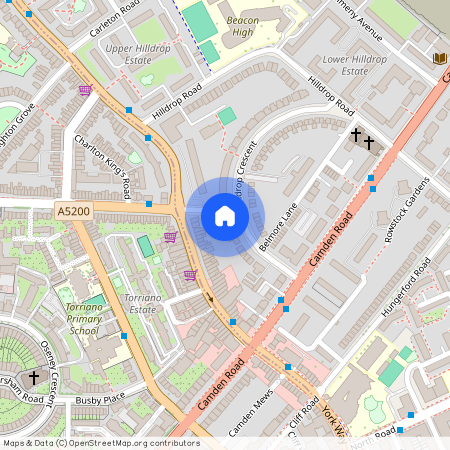 Hilldrop Crescent, Kentish Town, N7