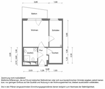 Ihr neues Zuhause mit Herz - 2-Raumwohnung im Betreuten Wohnen - Photo 1