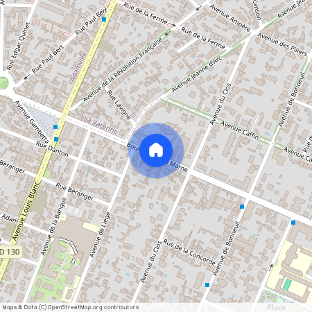 Boulevard de la Marne et Avenue Voltaire 94210 Paris