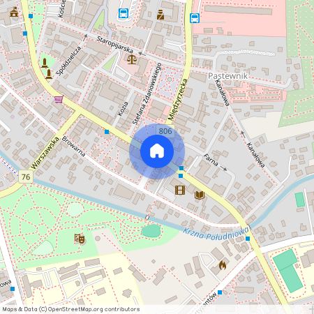 ul. Aleje Ryszarda Kaczorowskiego, Łuków, łukowski, lubelskie