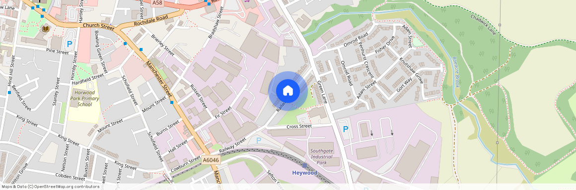 Railway Street, Heywood, Greater Manchester