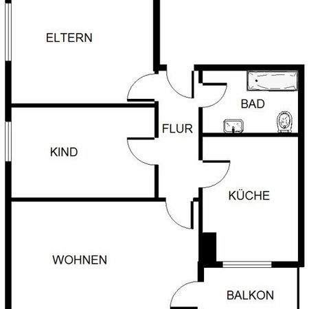 Schöne Wohnung sucht Mieter: ansprechende 3-Zimmer-Wohnung - Photo 4