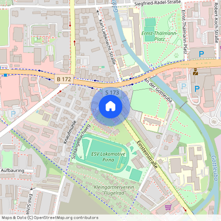 Pirna-Zentrum, Einsteinstraße 6