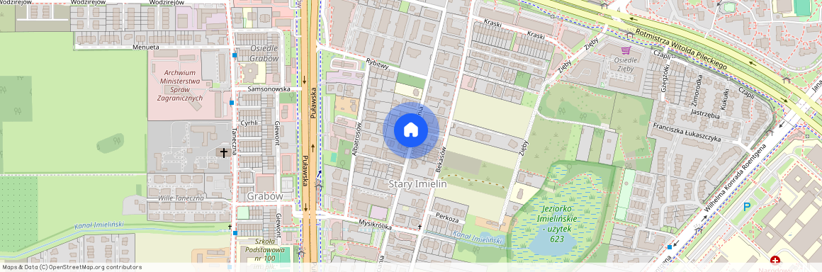 ul. Bociania, Stary Imielin, Ursynów, Warszawa, mazowieckie