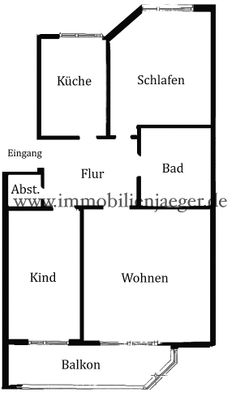 Nähe EKZ Herold-Center - ruhige Wohnstraße - sonnige Wohnung mit großen Balkon im 2.OG - Stellplatz - Photo 1