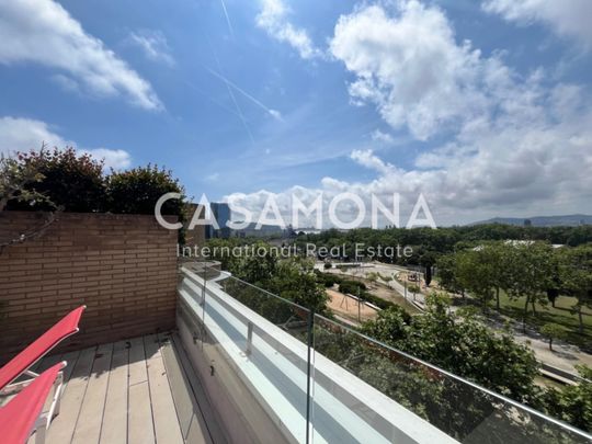 One of a Kind Duplex Penthouse Large Private Terrace with 360 Degree Views In Villa Olímpica - Photo 1