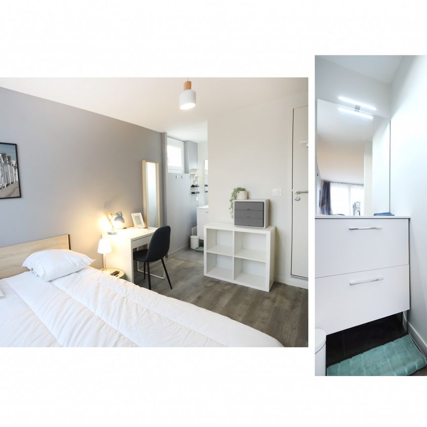 MONTAIGNE Colocation 4 chambres à Rennes - Photo 2