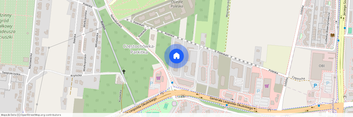 ul. Poleska 39, Parkitka, Częstochówka-Parkitka, Częstochowa, śląskie