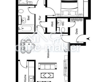 rstbezug! Sanierte 3-Zi.-Wohnung mit Südbalkon & TG-Stellplatz in M... - Photo 5
