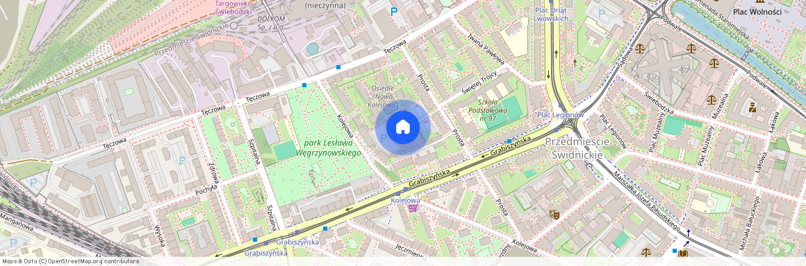 ul. Kolejowa, Przedmieście Świdnickie, Stare Miasto, Wrocław, dolnośląskie