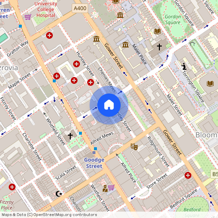 Torrington Place, Bloomsbury, London, WC1E