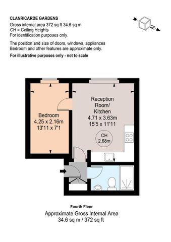 1 bedroom flat to rent - Photo 4