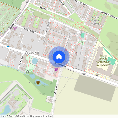 ul. Chabrowa, Wysoka, Kobierzyce, wrocławski, dolnośląskie