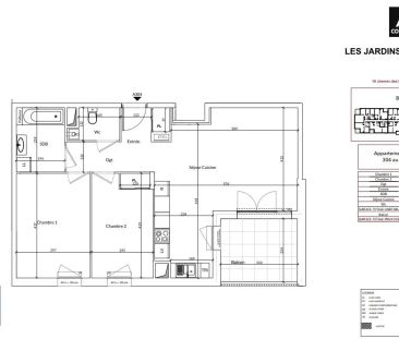 Appartement à louer 3 pièces 64.92m² - Photo 3