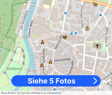 Dachgeschoss-Wohnung mit Gartenanteil - Foto 1