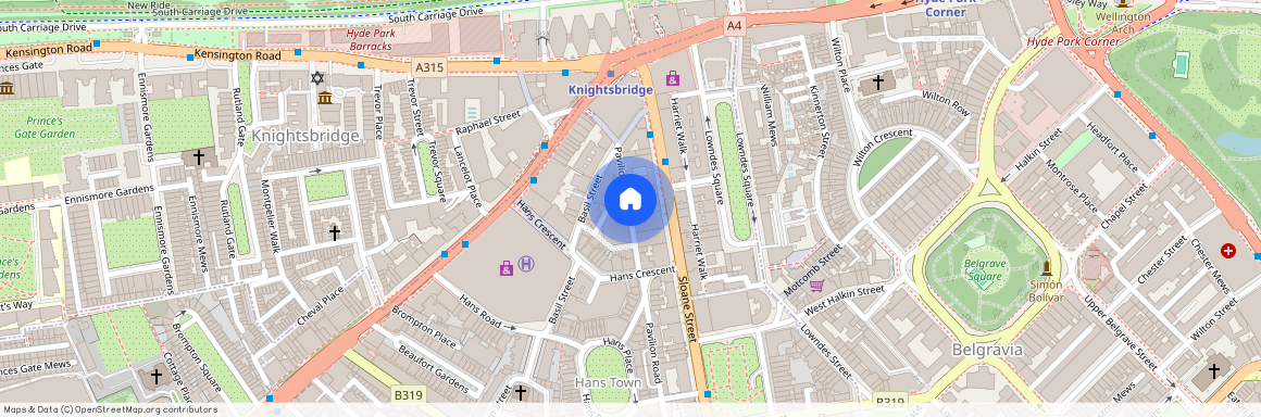 Pavilion Road, Knightsbridge, London