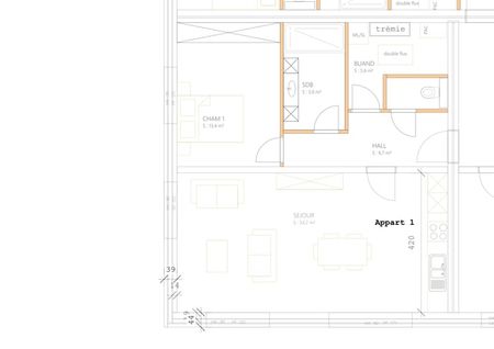 Appartement te huur - Foto 3