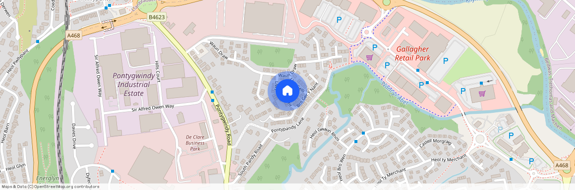 Llwybr Y Coetir, Caerphilly