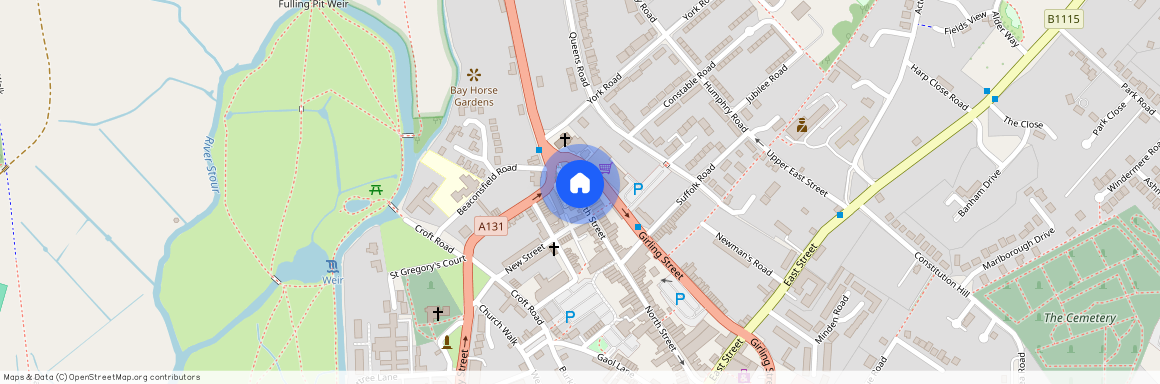 Flat 45, Cedar Apartments, North Street, CO10 1AQ, Sudbury