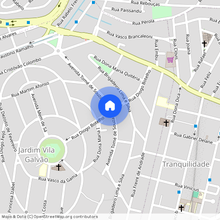 Rua Diogo Botelho, Jardim Vila Galvão, Guarulhos