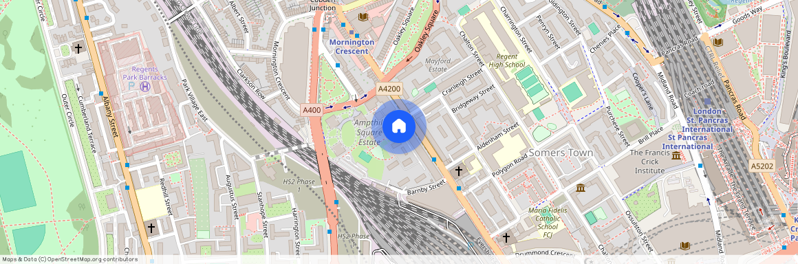 Ampthill Square, Euston London