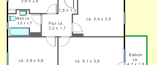 Wohnen nähe Robert-Koch-Park - Foto 1
