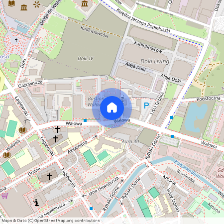 ul. Wałowa, Śródmieście, Gdańsk, pomorskie