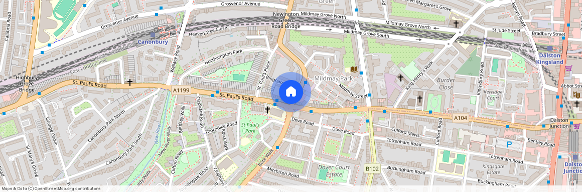 Newington Green Road, N1, London
