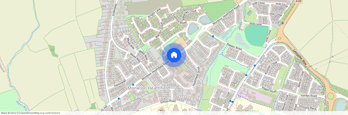 Bilberries Close, Monkton Heathfield, Taunton