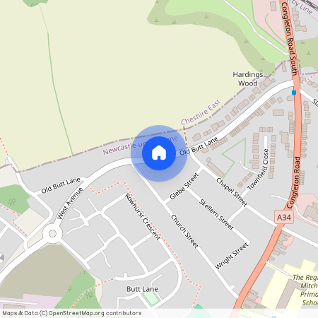 Congleton Road, Butt Lane