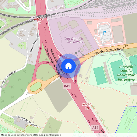 Toscano, Provincia di Bologna, Bologna, Casa, VIA DEL TERRAPIENO