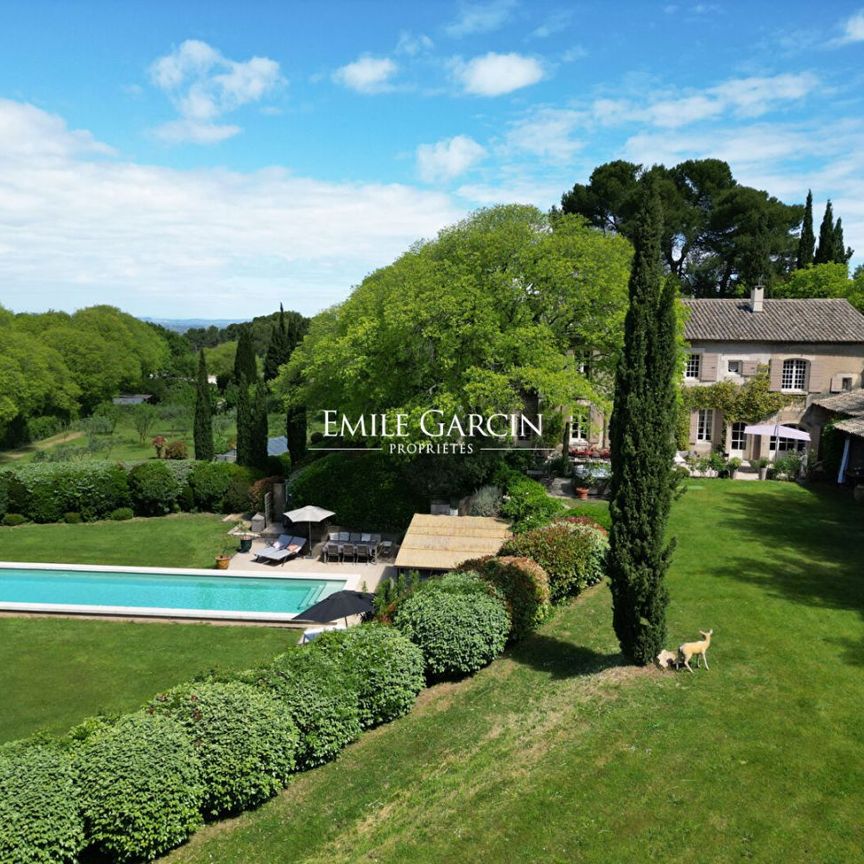 Location à Saint Rémy de Provence, à la sortie du village: Mas de Tibère - Piscine chauffée - - Photo 1