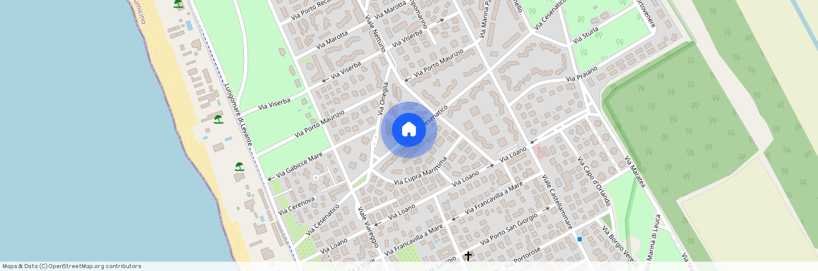 Via Cesenatico, Fiumicino