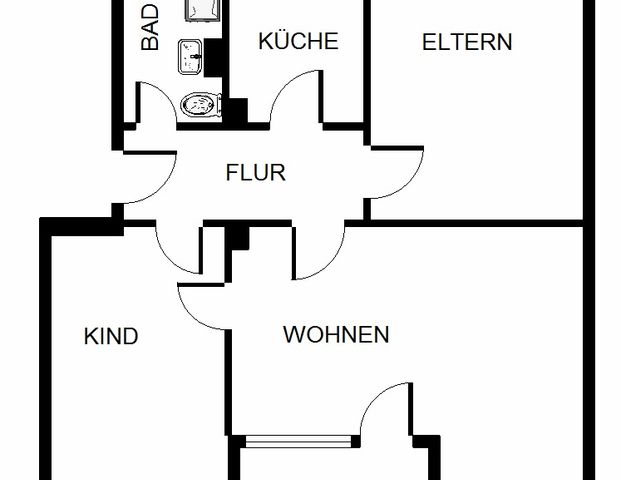 3-Zimmer-Wohnung in Gelsenkirchen Hassel - Photo 1