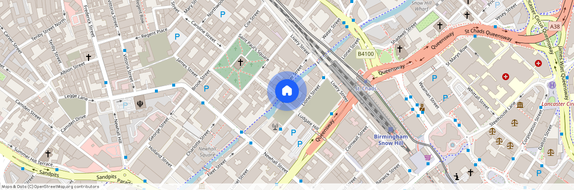 Penthouse, Ludgate Loft Apartments, 17 Ludgate Hill, Birmingham, B3 1DW