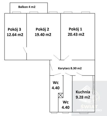 Mieszkanie pracownicze, dla 10-12 osób, centrum - Фото 1
