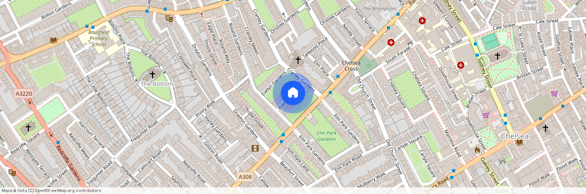 Chelsea, Evelyn Gardens, SW7 3BE, London