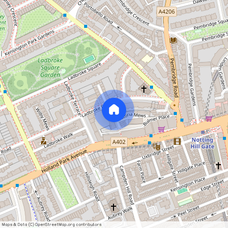 Victoria Gardens London W11, London, W11