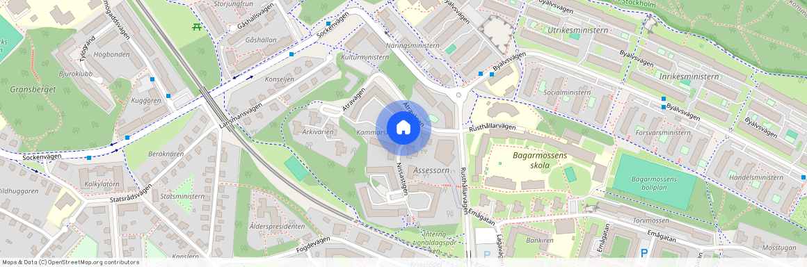 Ätravägen, Bagarmossen