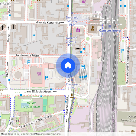 al. Aleja Wolności, Śródmieście, Częstochowa, śląskie